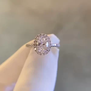18K Gold Lab-Grown Diamond Ring — 1.0 ct — view 1