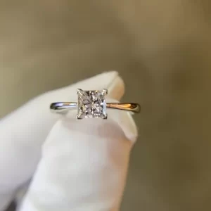 18K Gold Lab-Grown Diamond Ring — 0.903 ct — view 1