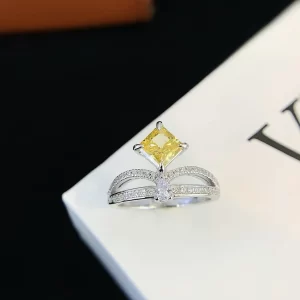 925 Sterling Silver Colored Gemstone Ring — view 1