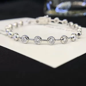 18K Gold Lab-Grown Diamond Bracelet — 2.75 ct — view 1