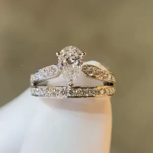18K Gold Lab-Grown Diamond Ring — 0.78 ct — view 1