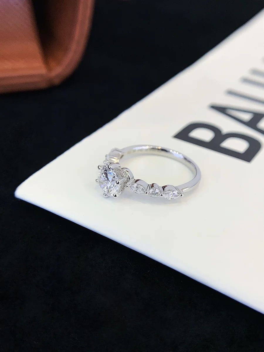 18K Gold Lab-Grown Diamond Ring — 1.01 ct — view 2