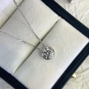 18K Gold Lab-Grown Diamond Necklace — 1.003 ct — view 1