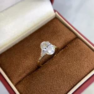 18K Gold Lab-Grown Diamond Ring — 2.02 ct — view 1