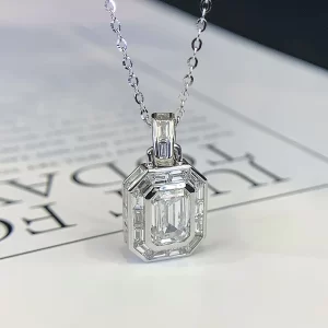 18K Gold Lab-Grown Diamond Pendant — 1.03 ct — view 1