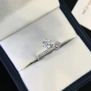18K Gold Lab-Grown Diamond Ring — 0.55 ct — view 1