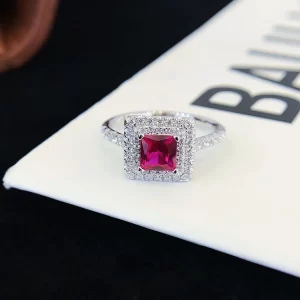 925 Sterling Silver Colored Gemstone Ring — view 1