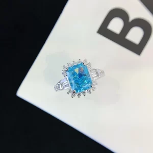 925 Sterling Silver Colored Gemstone Ring — view 1