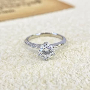 18K Gold Lab-Grown Diamond Ring — 1.09 ct — view 1