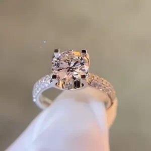 18K Gold Lab-Grown Diamond Ring — 2.03 ct — view 1