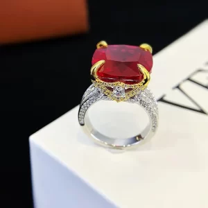 925 Sterling Silver Colored Gemstone Ring — view 1