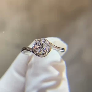 18K Gold Lab-Grown Diamond Ring — 0.54 ct — view 1