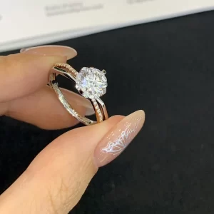 18K Gold Lab-Grown Diamond Ring — 1.018 ct — view 1