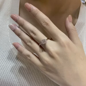 18K Gold Lab-Grown Diamond Ring — 1.01 ct — view 1